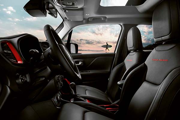 Interior del Jeep Renegade 2023